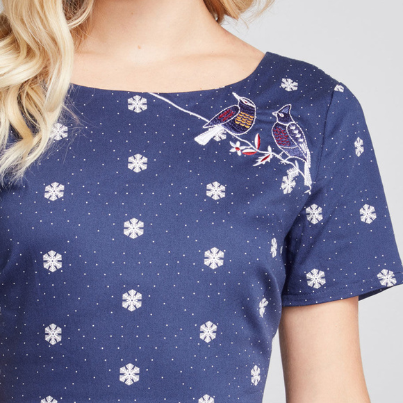 Modcloth Banned Bird Dress - Picture 3 of 7